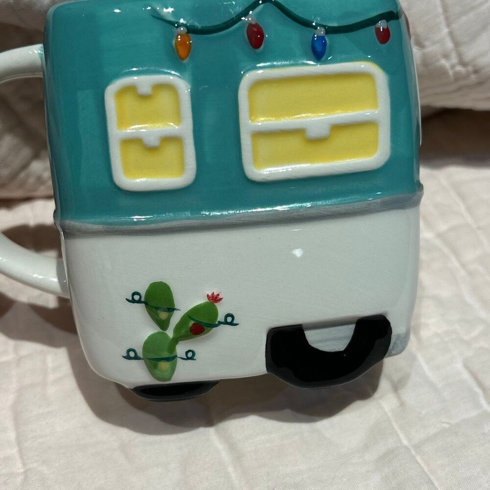 Tag RV Camper Christmas Coffee Mug Ceramic dishwasher Safe - Picture 4 of 6